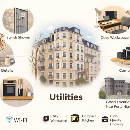 Stylish Center Escape- Where Modern Elegance Meets History Daire